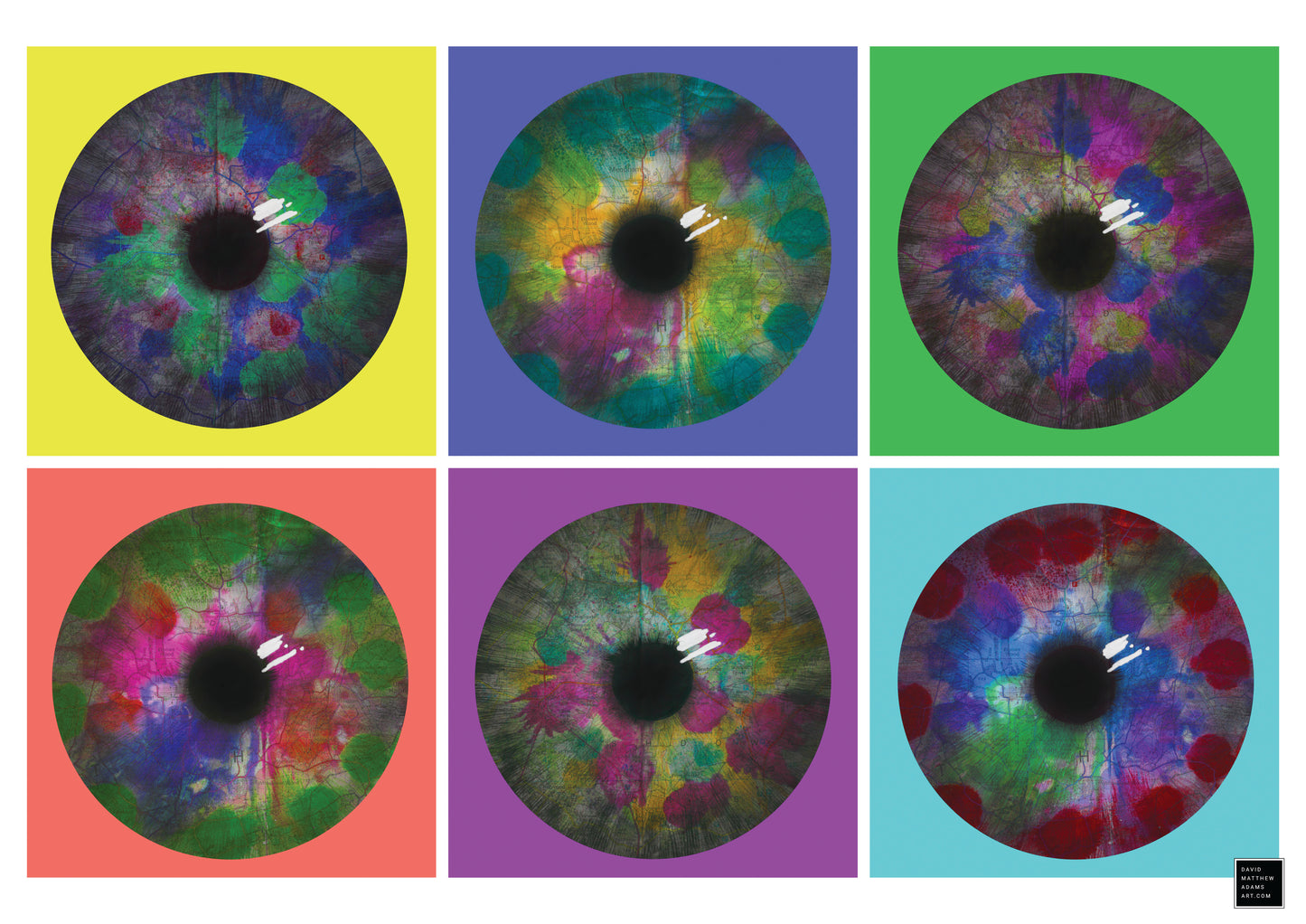 Iris Art Tiled Print 420x279mm A3