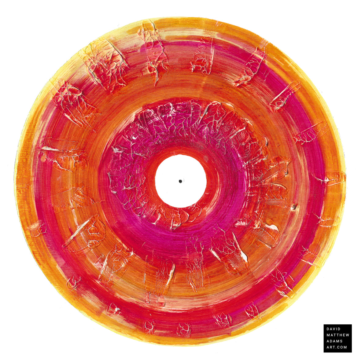 Abstract Art Print 300x300mm (multiple colours available)